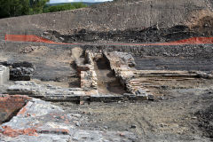 
Main heat flue, south coke oven battery, Cyfarthfa Ironworks, September 2013